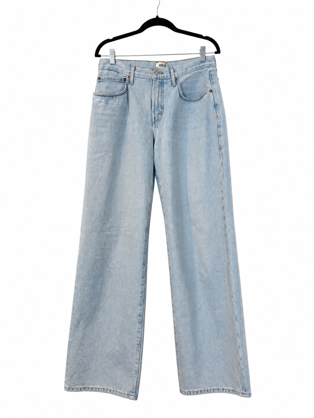 Agolde Low Slung Baggy Jean in Fragment/ Light Blue, 27 - Picture 6 of 7